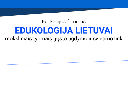 Edukacijos forumas „Ukrainos vaikų ugdymas Lietuvoje: ieškome tyrimais grįstų sprendimų“