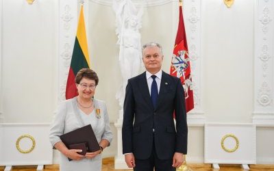 Congratulations to prof.habil.dr. Palmyra Jucevičienė on her State Award