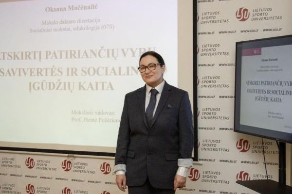 Congratulations to the New Doctor Oksana Mačėnaitė on the Successful Defense of her Dissertation